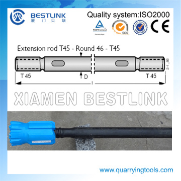 T38 T45 T51 Drifting Drill Rod Extension Drill Rod